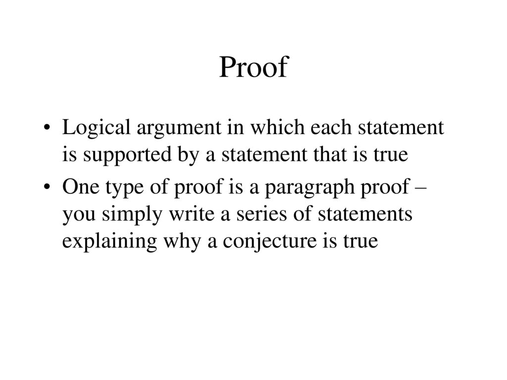 2 5 postulates and paragraph proofs ppt download