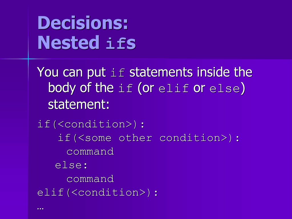 Line Continuation, Output Formatting, and Decision Structures - ppt ...