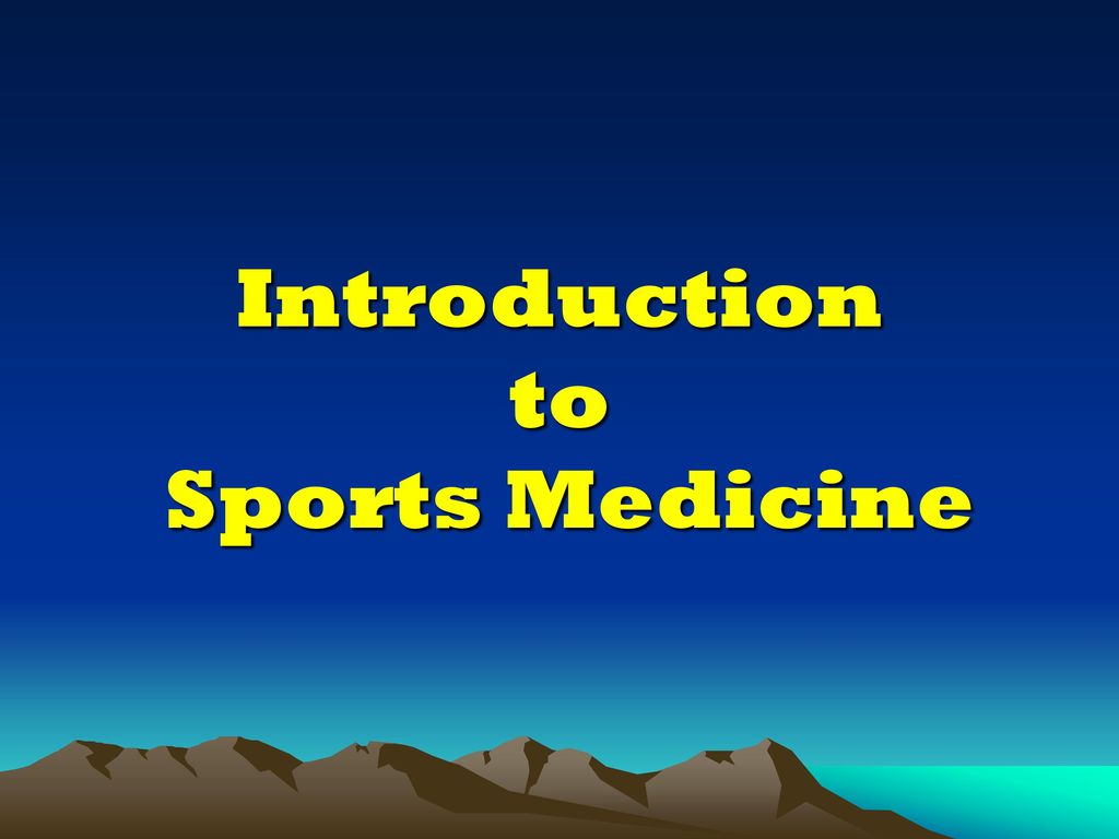 Introduction to Sports Medicine Biology Diagrams