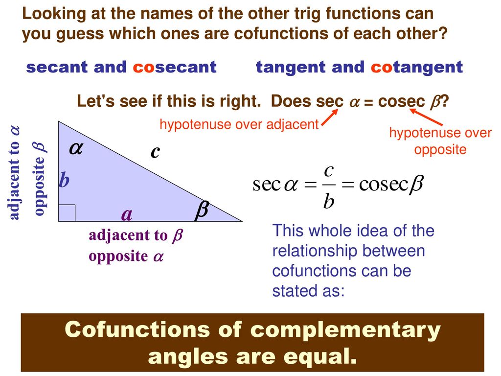 Right Triangle Trigonometry - ppt download