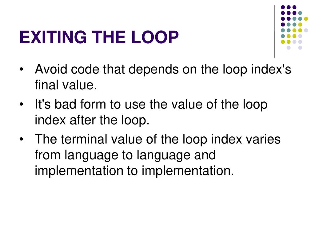 16. Controlling Loops CSC-3004 Introduction to Software Development ...