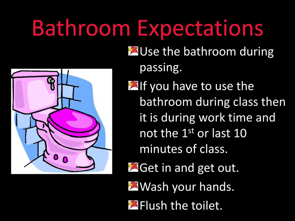 Bathroom Expectations