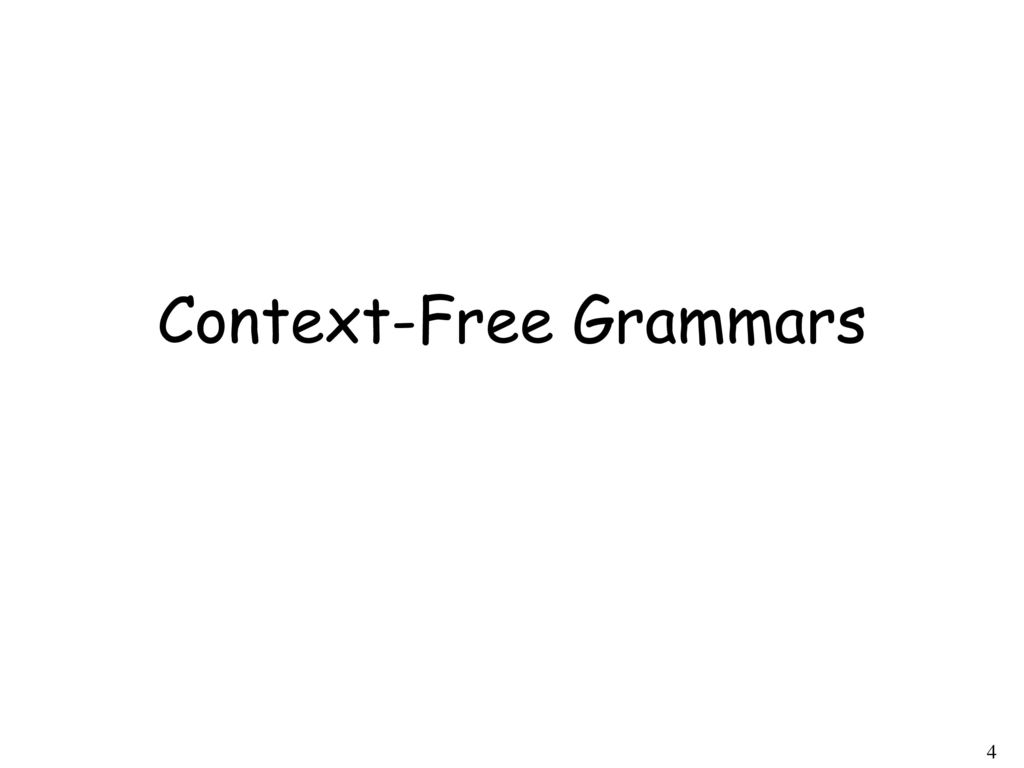 Context-Free Languages - Ppt Download