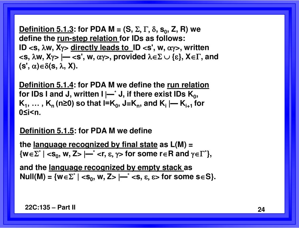 Grammars Definition 4 1 1 A Phrase Structure Grammar G Is A Four Tuple G V P S Where V Variables Or Non Terminals And Terminals Ppt Download
