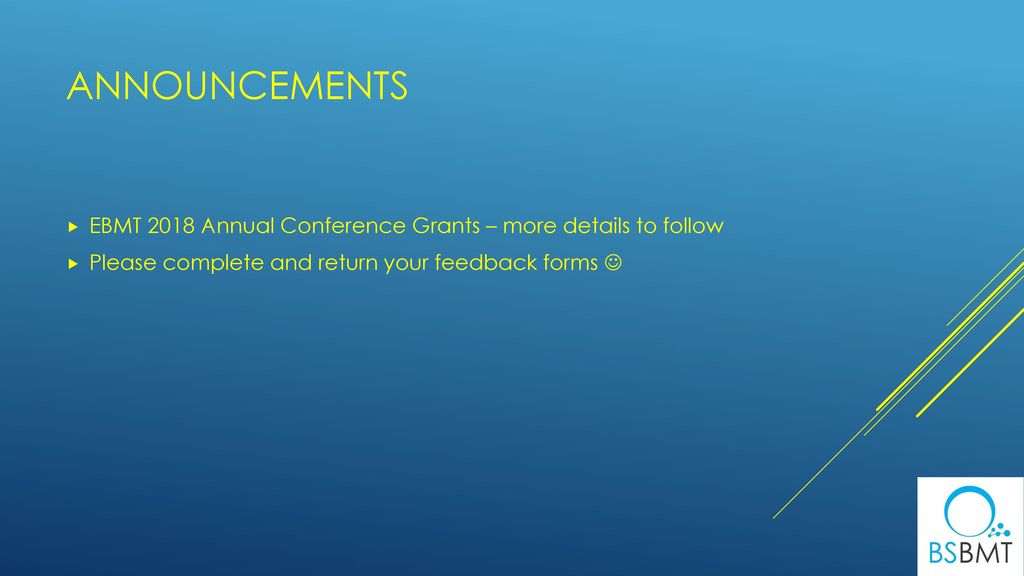 Bsbmt Data Registry Update Ppt Download