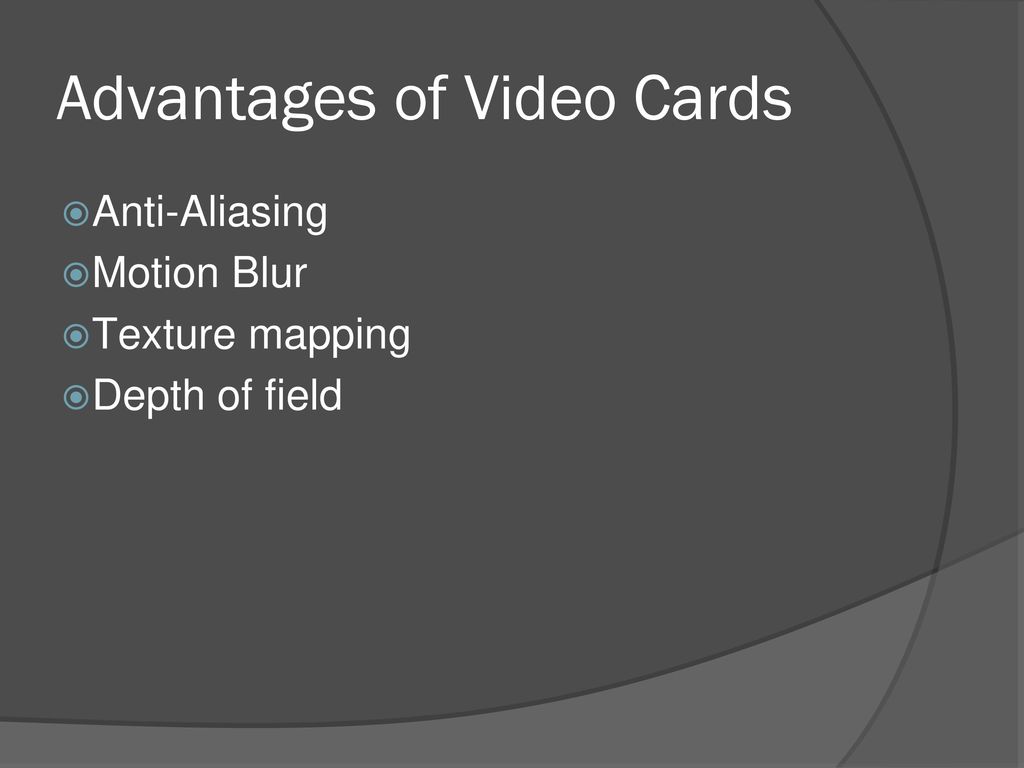 Contens What is video card? History Main Components ppt download