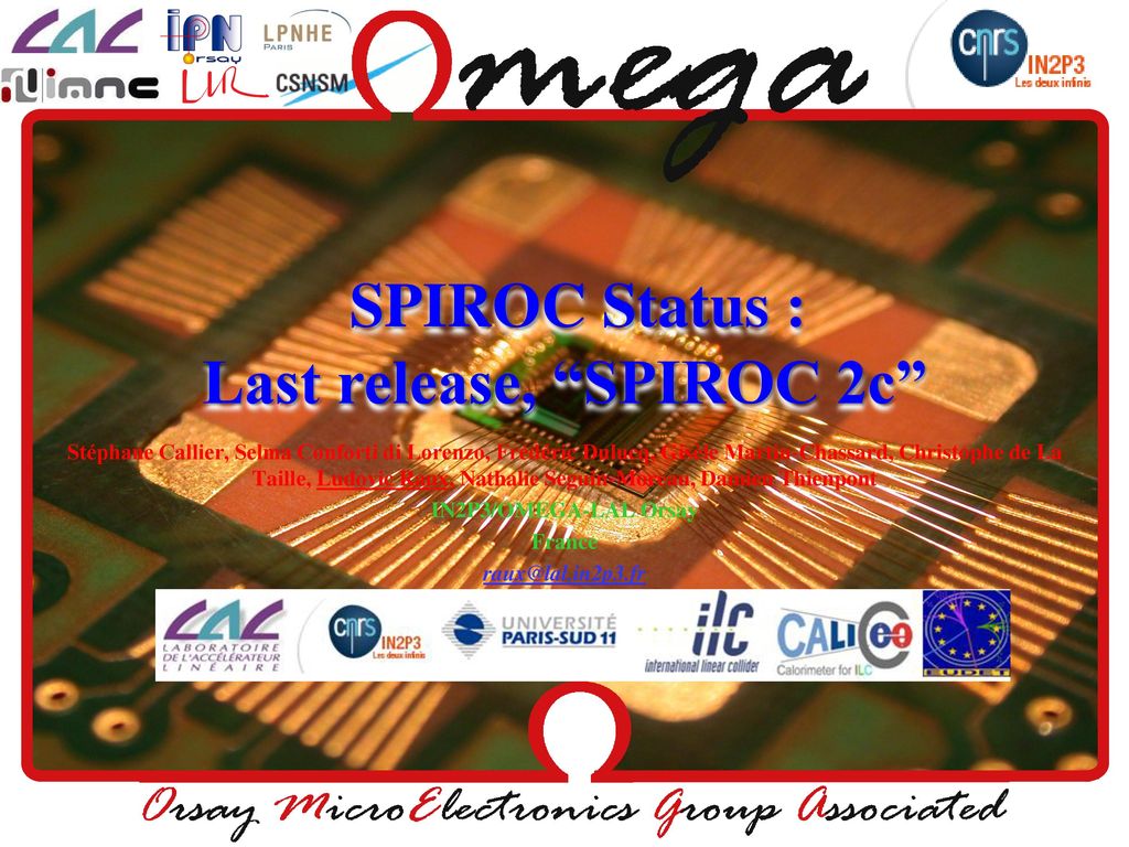 SPIROC Status : Last release, “SPIROC 2c” - ppt download