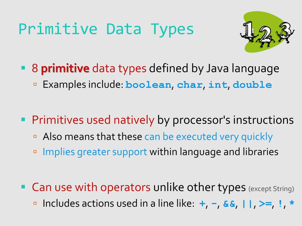 Lecture 2: Primitives & References - ppt download