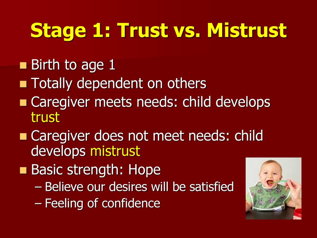 erikson trust vs mistrust
