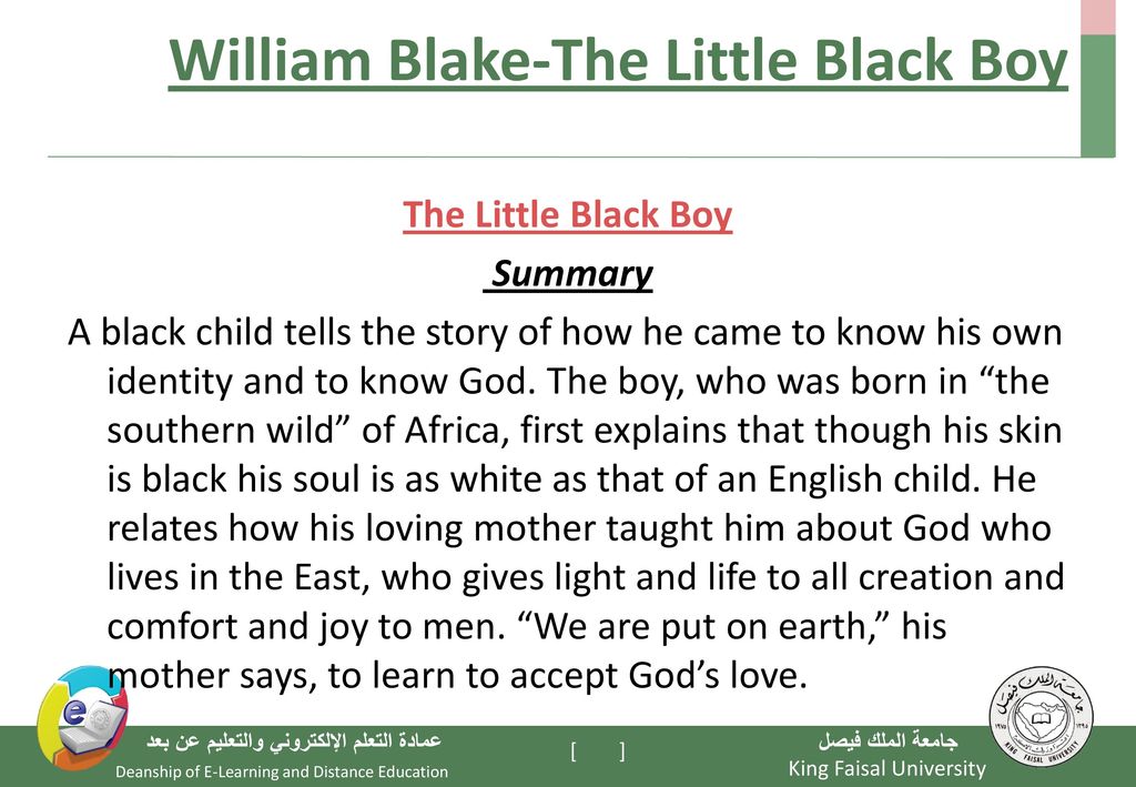 black boy summary