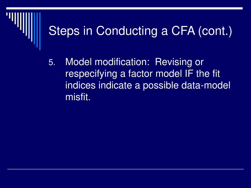 CFA Fit Index Values of the Scale