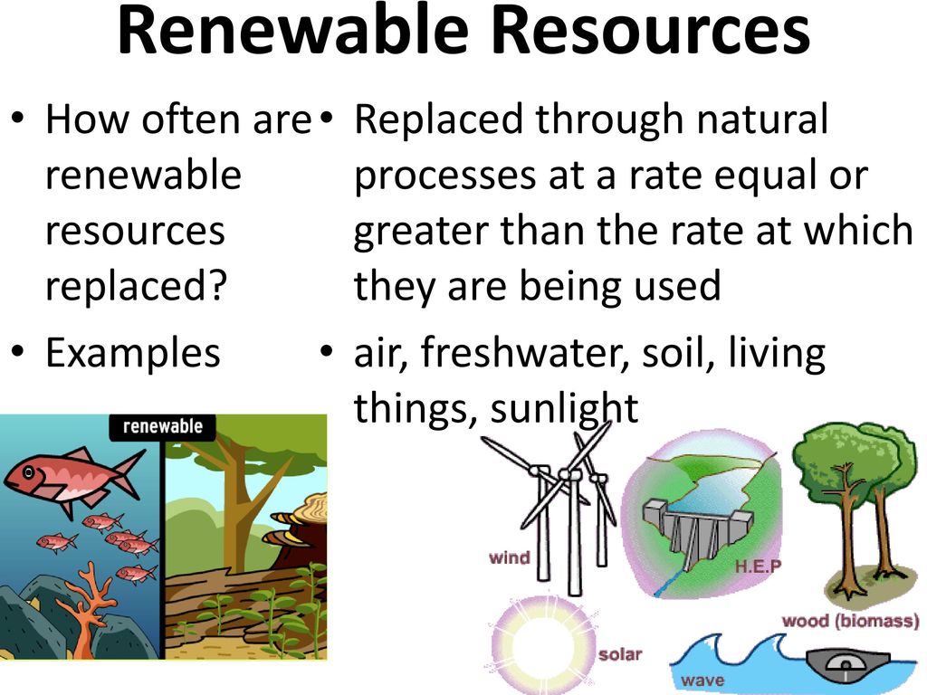 resources classify resources as renewable or nonrenewable and