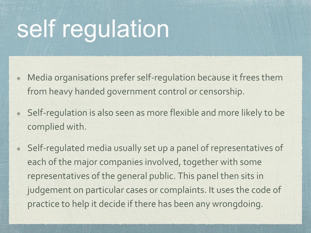 Media regulation. - ppt download