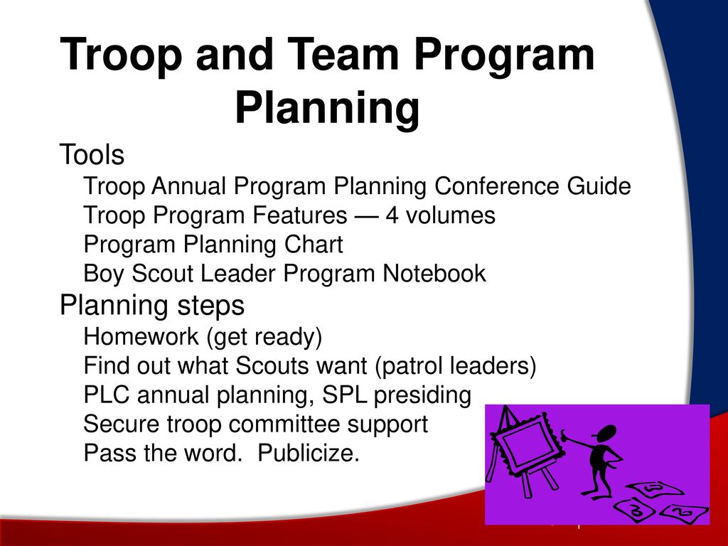 Troop Program Planning Chart