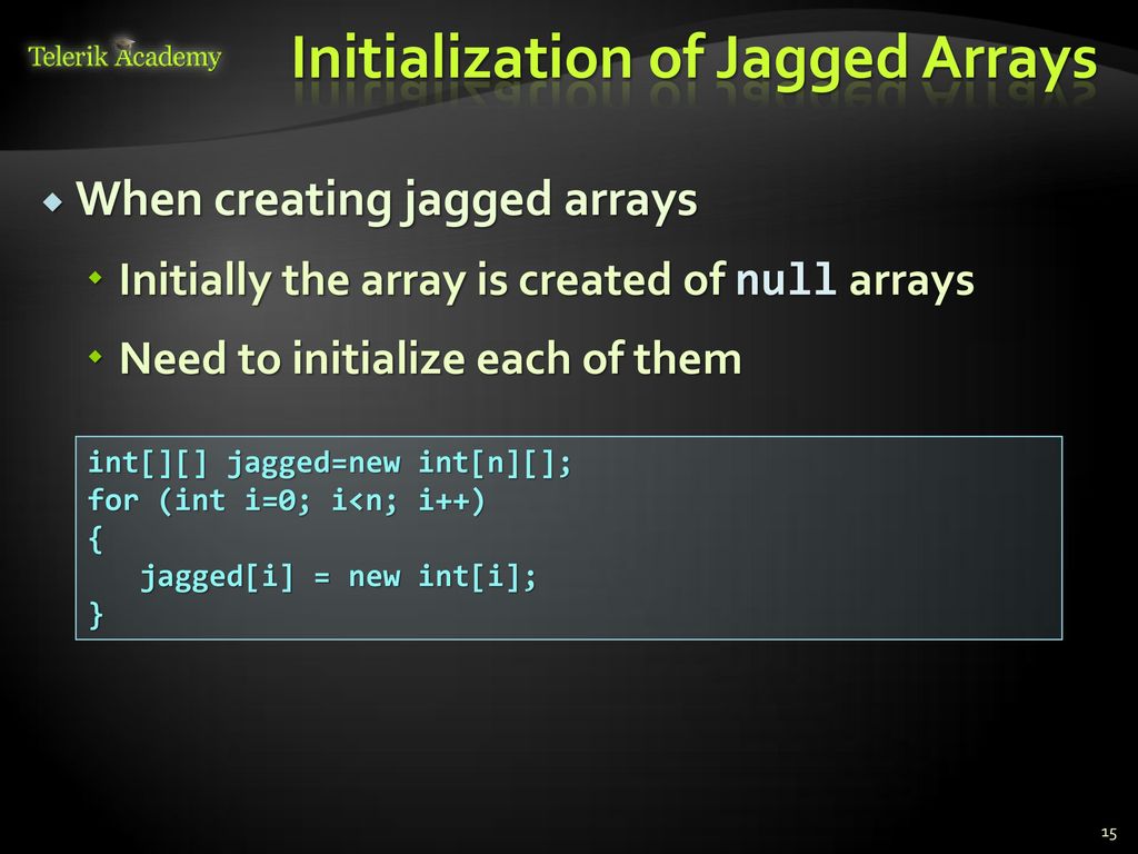 Multidimensional Arrays - ppt download