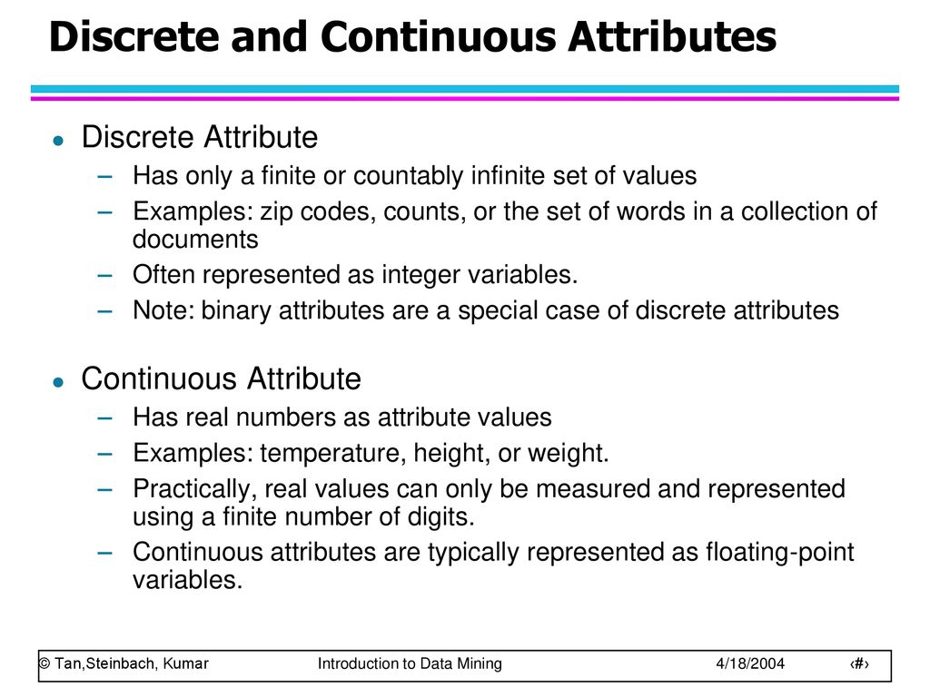 Lecture notes for chapter 2 introduction to data mining ppt download