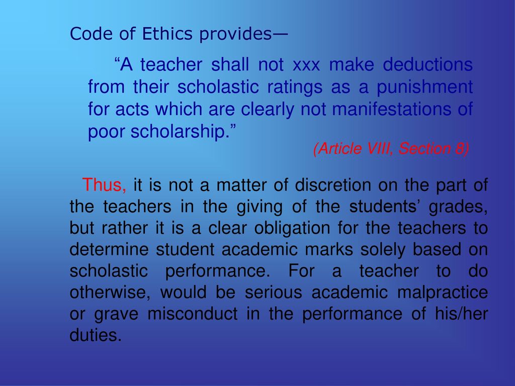 Ethics For Teachers Ppt Download Ethics For Teachers Ppt Download