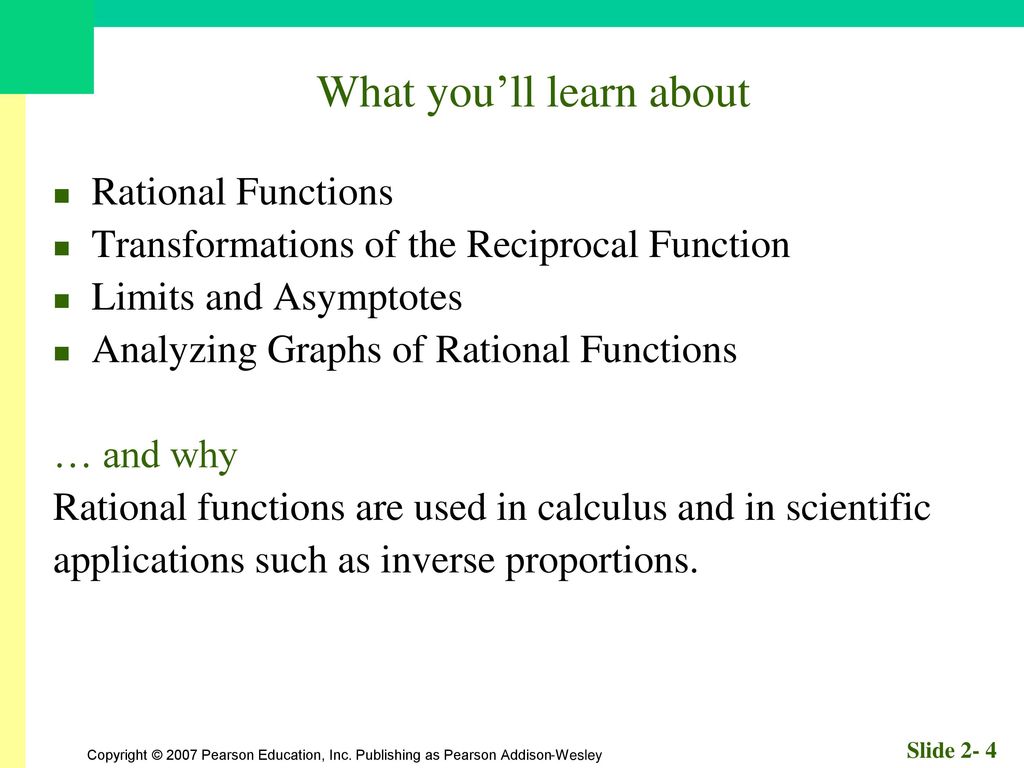 Graphs of rational functions ppt download