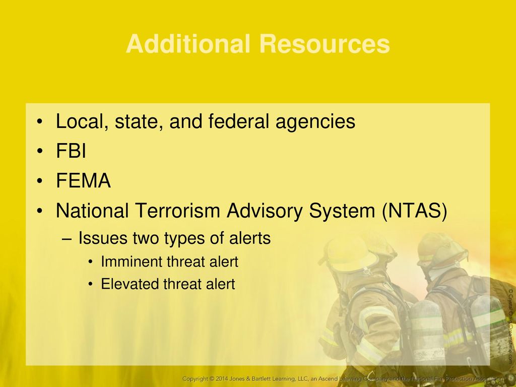 Terrorism Awareness (Fire Fighter I) ppt download