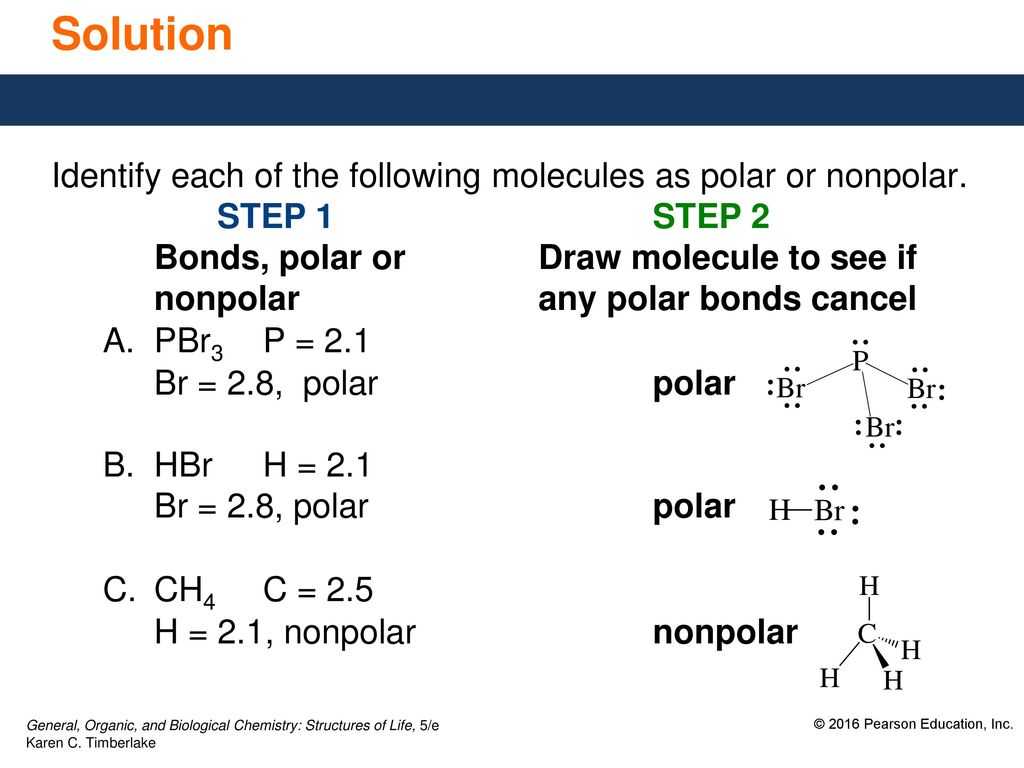 Presentation on theme: "6.8 Shapes and Polarity of Molecules"- Pr...