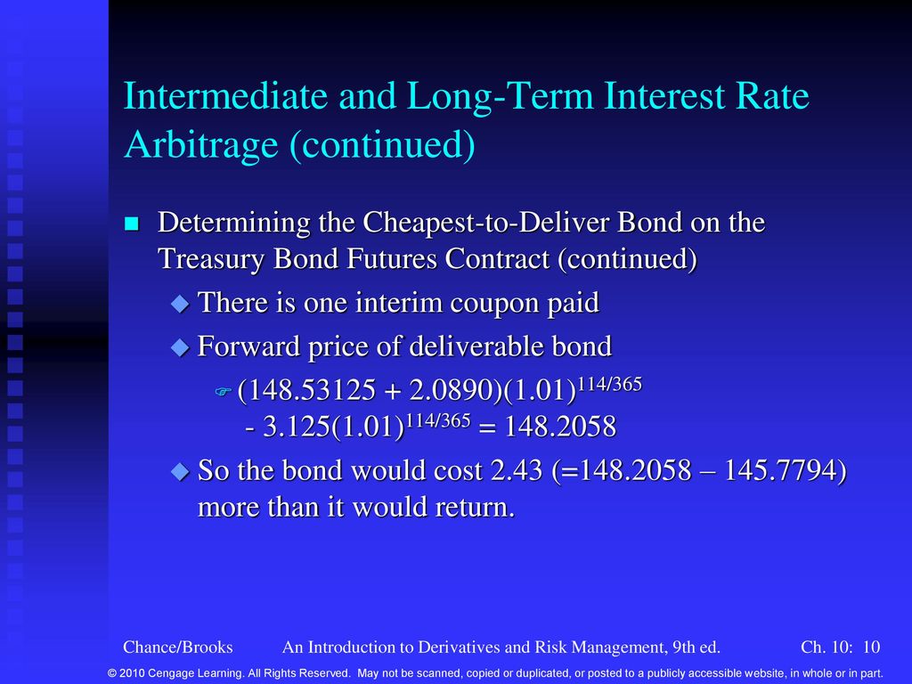 Chapter 10 Futures Arbitrage Strategies Ppt Download