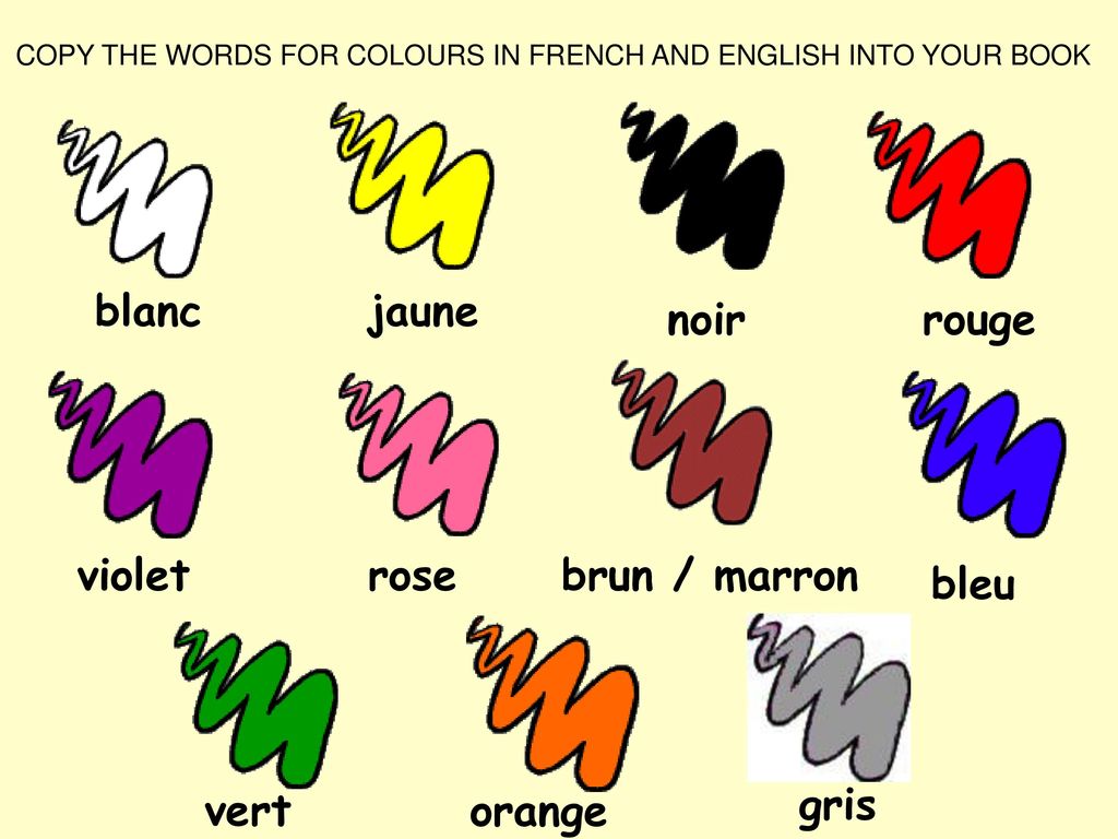 Les Couleurs Walt To Learn The Colours Ppt Download
