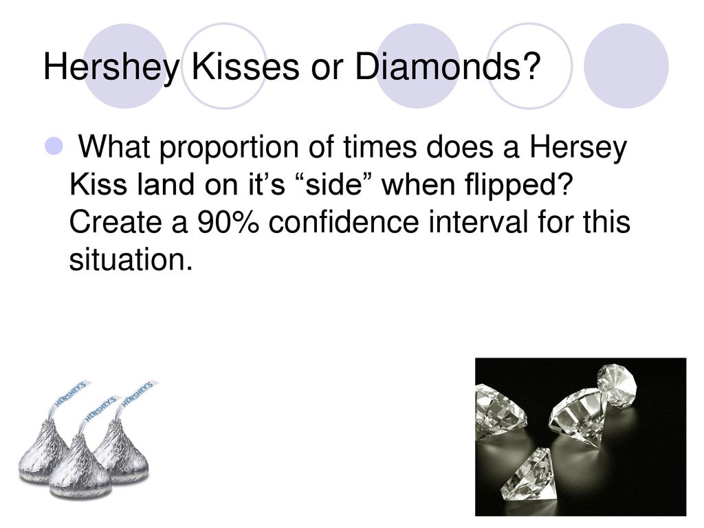 Hershey Kisses or Diamonds