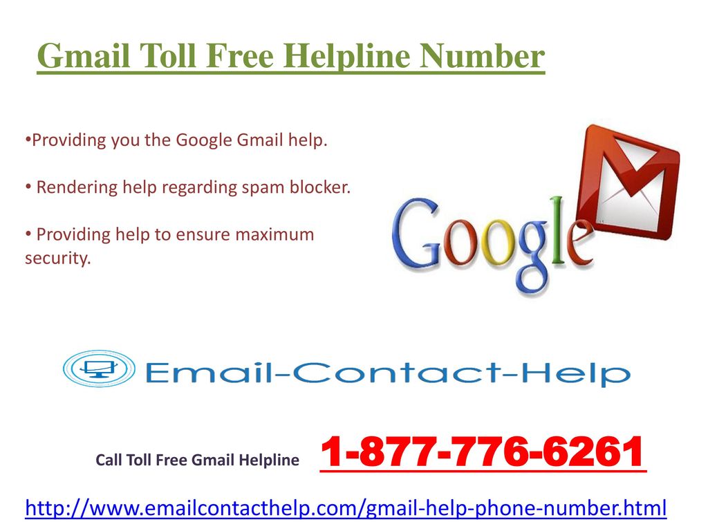 Gmail Toll Free Helpline Number