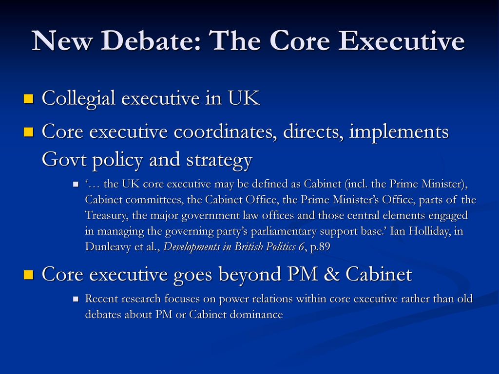 Prime Minister Cabinet And Core Executive Ppt Download