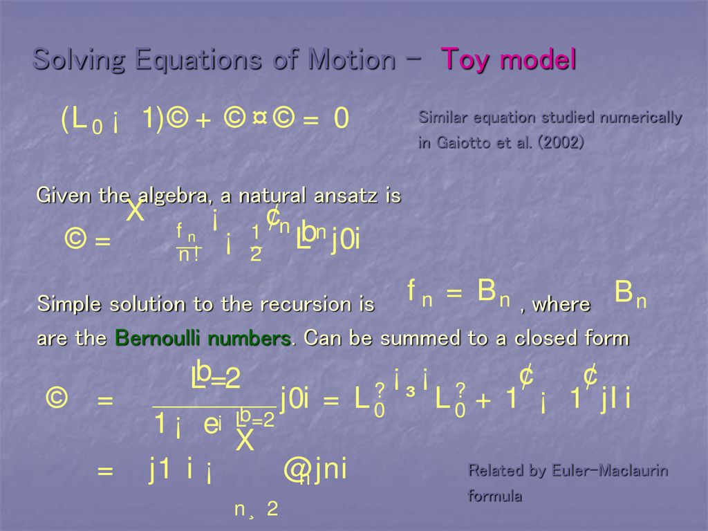 Analytic Results In Open String Field Theory Ppt Download