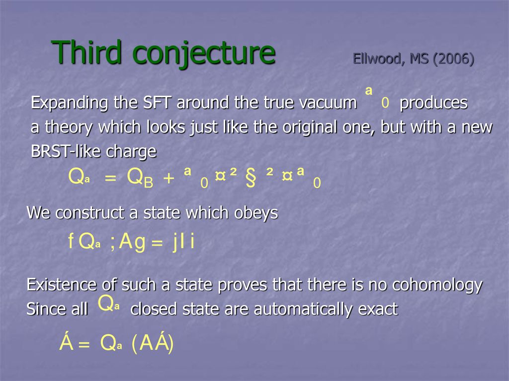 Analytic Results In Open String Field Theory Ppt Download