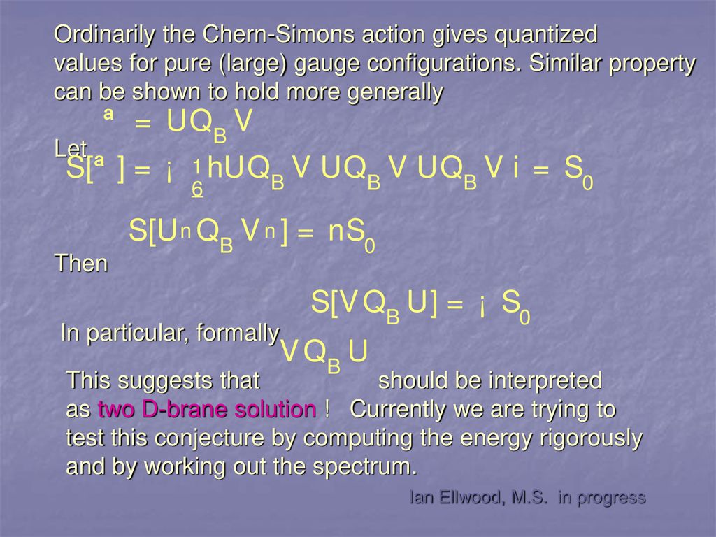 Analytic Results In Open String Field Theory Ppt Download