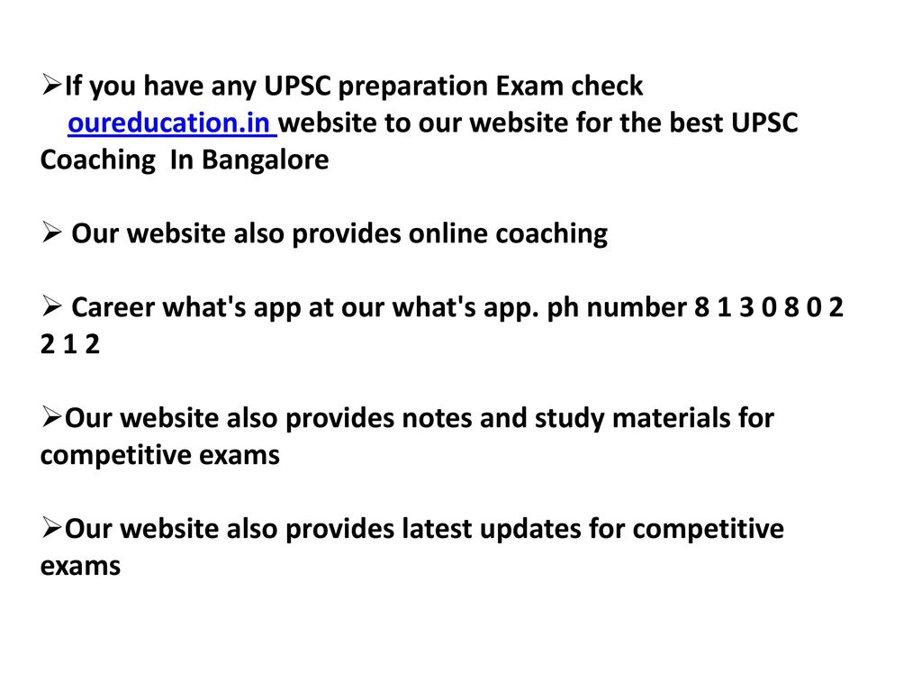 If you have any UPSC preparation Exam check