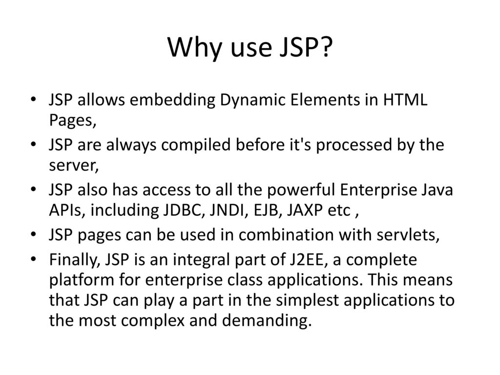 Java Server Pages (JSP) - ppt download