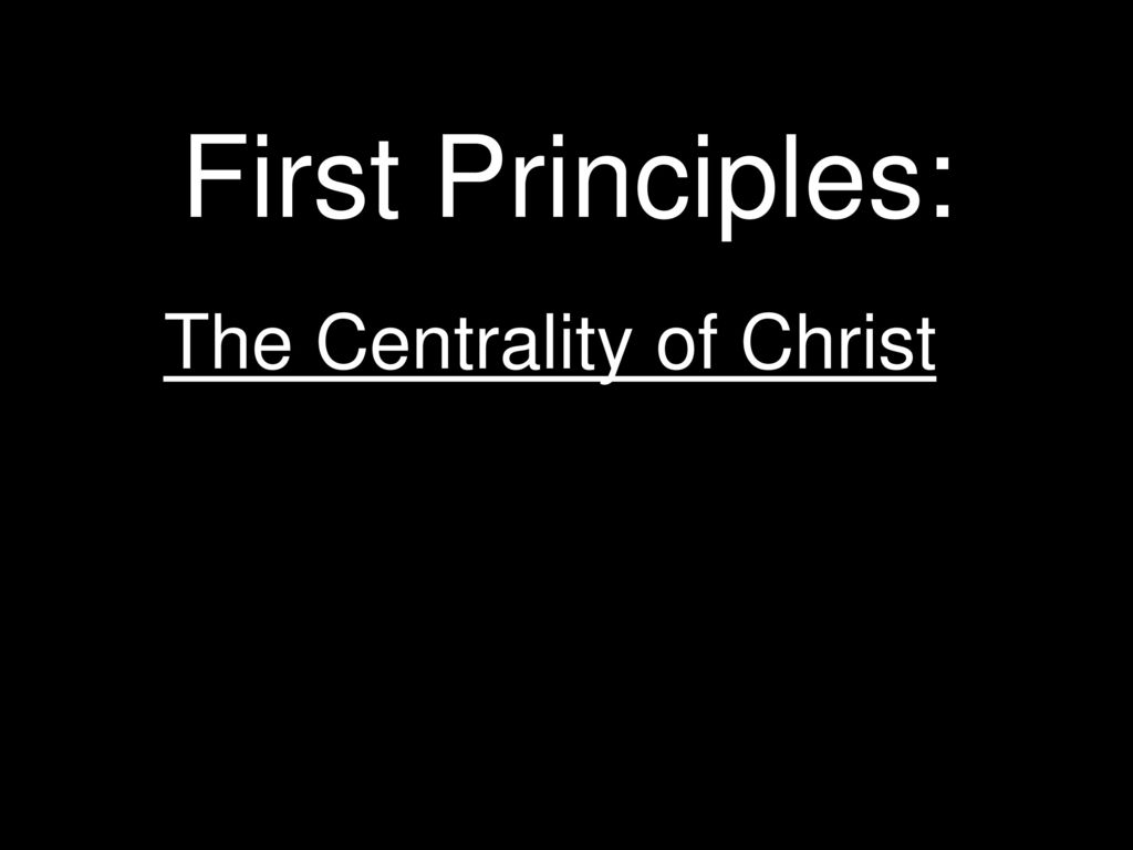 Image result for centrality of christ