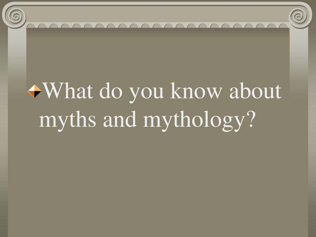 Mythology What is it? Who is Who? Wayson 2002 TR6. - ppt download