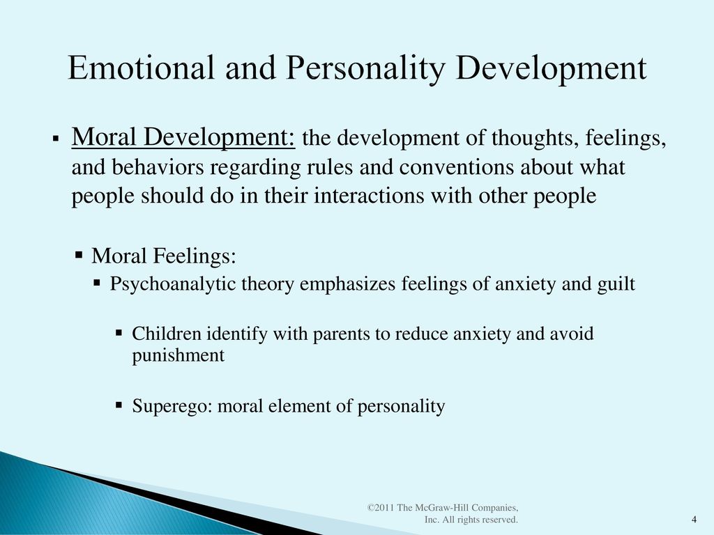 elements of personality development