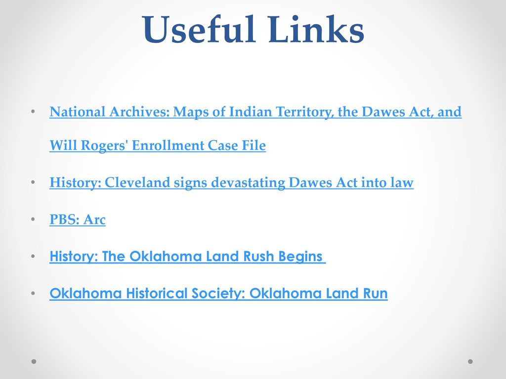 Dawes Act of ppt download