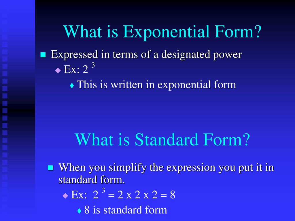 exponents-ppt-download