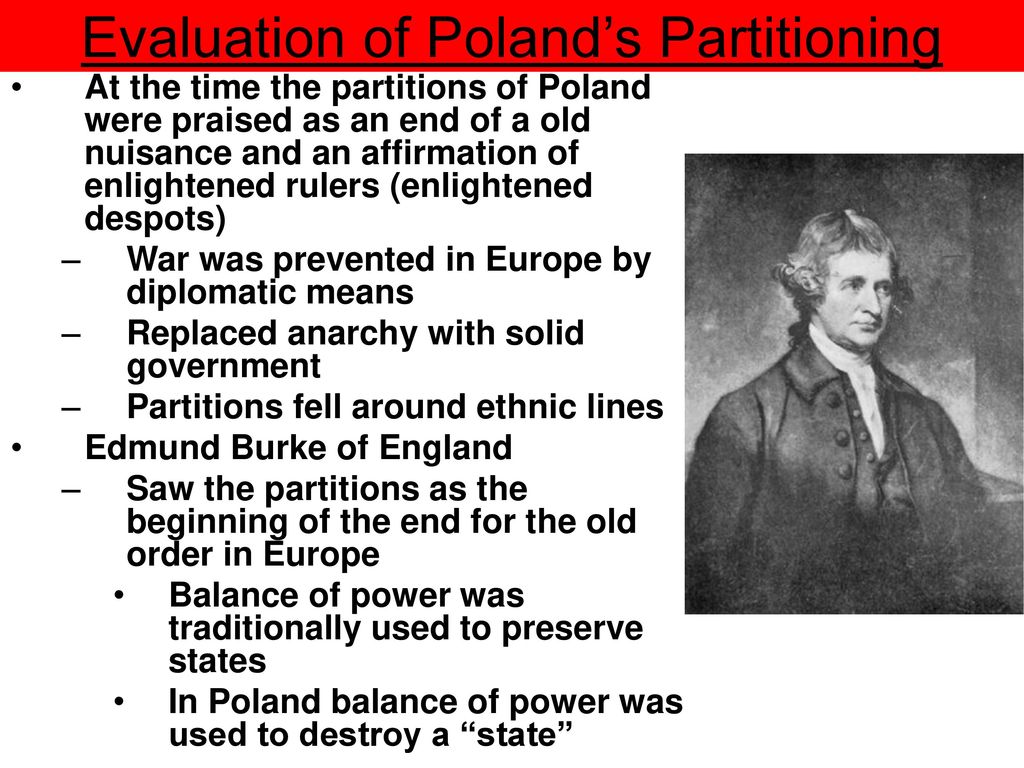 Evaluation of Poland’s Partitioning