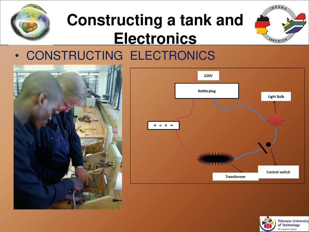 Constructing a tank and Electronics