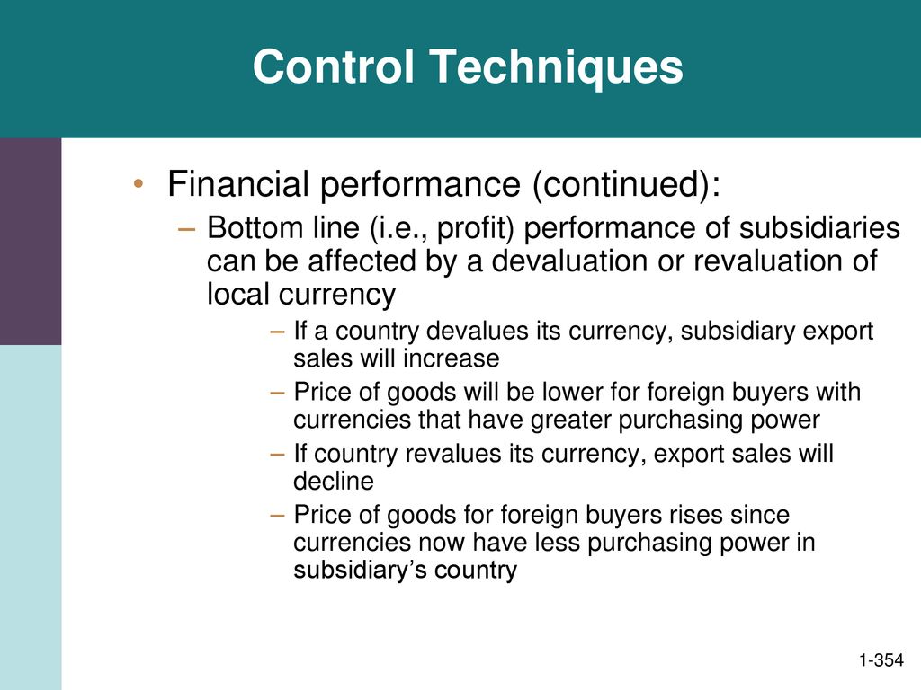 Control Techniques Financial performance (continued):
