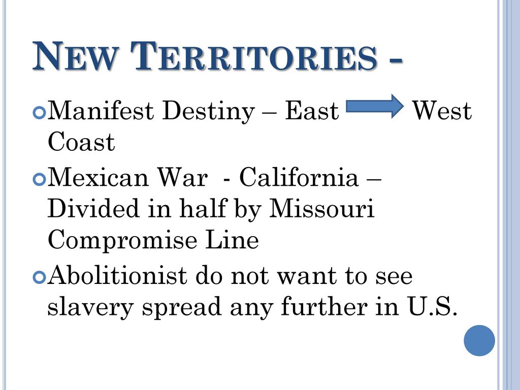 Destiny east west