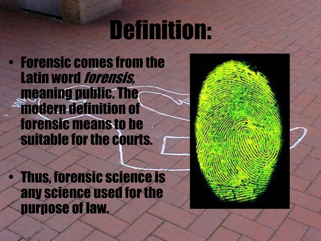 Forensic Scientists Information for this powerpoint was found at the