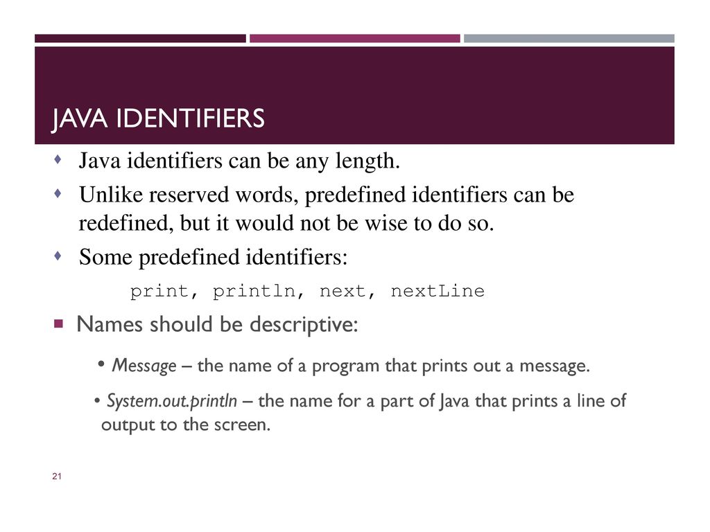 Chapter 3 GC 101 Java Fundamentals. - ppt download