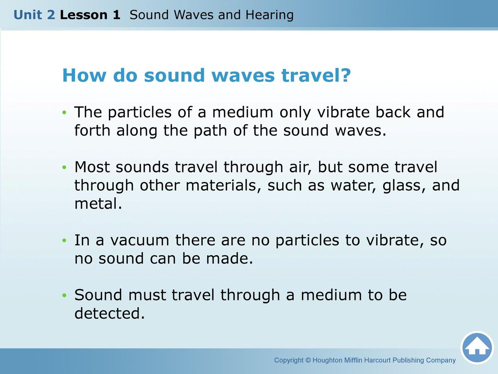 Unit 2 Lesson 1 Sound Waves and Hearing - ppt download