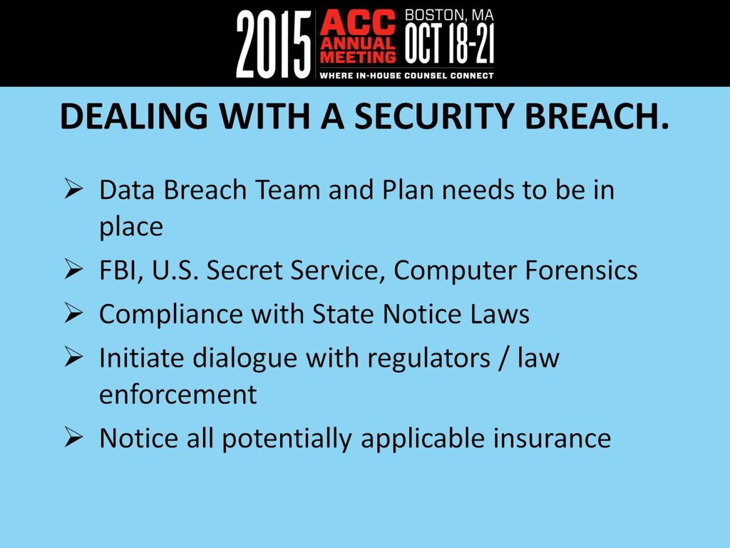 Can Cyber Insurance Stand In The Data Breach - Ppt Download