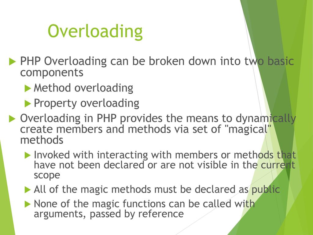 How Method Overloading Works in PHP
