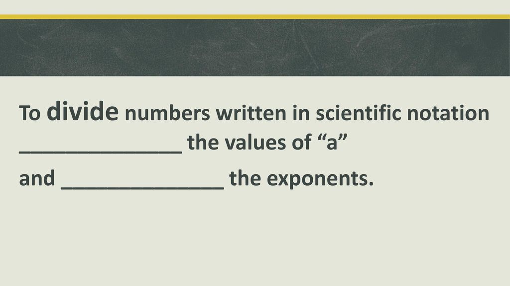Warm up write in scientific form write in standard form ppt download