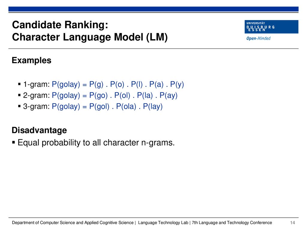 Generating Nonwords For Vocabulary Proficiency Testing Ppt Download